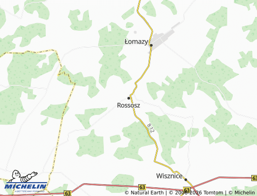 MICHELIN Rossosz map - ViaMichelin