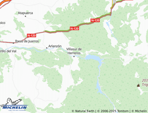 MICHELIN Villasur de Herreros map - ViaMichelin