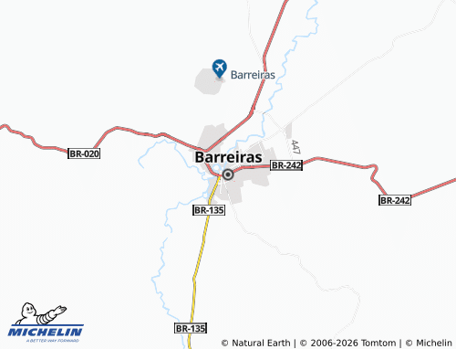 Mappa MICHELIN Barreiras - ViaMichelin