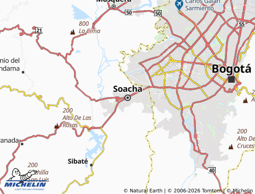 Mapa MICHELIN La Toscana - ViaMichelin