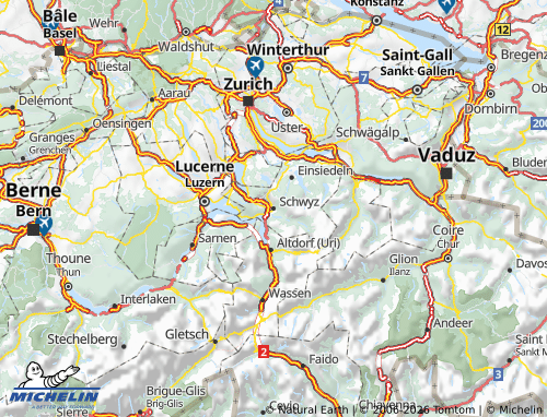 Mapa MICHELIN Schwyz - ViaMichelin