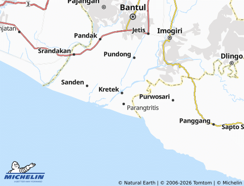 Mapa MICHELIN Kretek - ViaMichelin