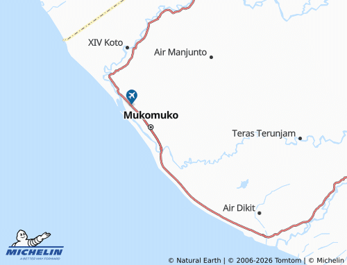Mappa MICHELIN Pasar Mukomuko - ViaMichelin