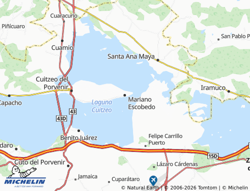 Mapa MICHELIN Mariano Escobedo - ViaMichelin