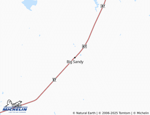 MICHELIN Big Sandy map - ViaMichelin