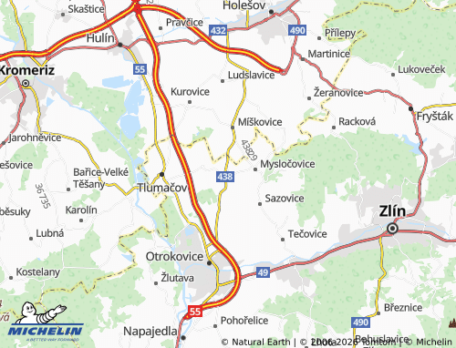 Mappa MICHELIN Machová - ViaMichelin