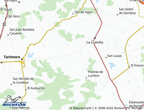 Mappa MICHELIN La Joya de Sánchez - ViaMichelin