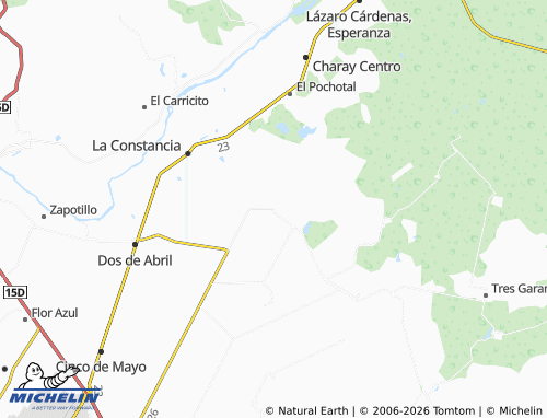 Mapa MICHELIN Kilómetro Diecinueve - ViaMichelin