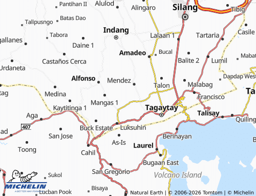 MICHELIN Anuling Lejos 1 map - ViaMichelin