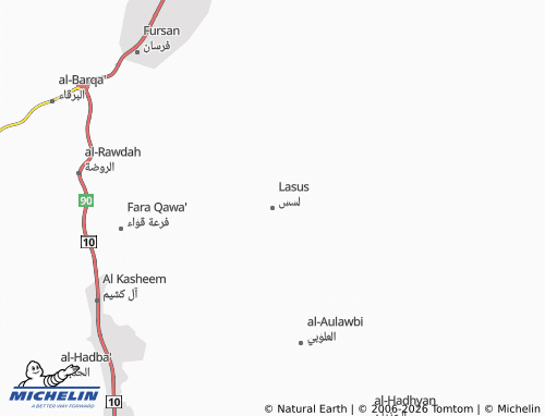 Carte MICHELIN Lasus - ViaMichelin