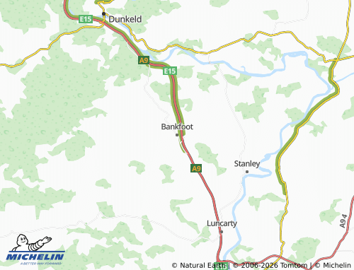 MICHELIN Bankfoot map - ViaMichelin