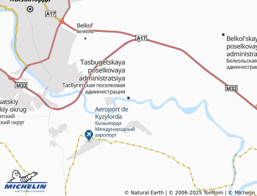 Mappa MICHELIN Tasbugetskaya poselkovaya administratsiya - ViaMichelin