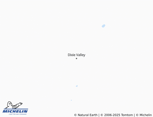 Mapa MICHELIN Dixie Valley - ViaMichelin