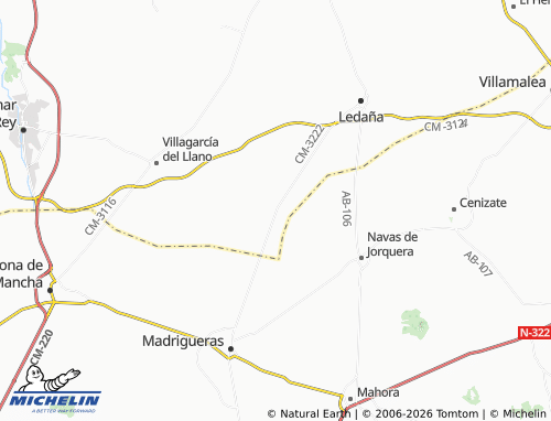 MICHELIN-Landkarte Casas del Olmo - ViaMichelin