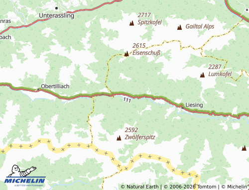MICHELIN Maria Luggau map - ViaMichelin