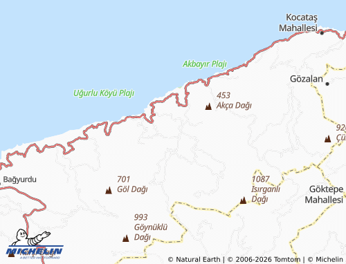 Mappa MICHELIN Toygarlı - ViaMichelin
