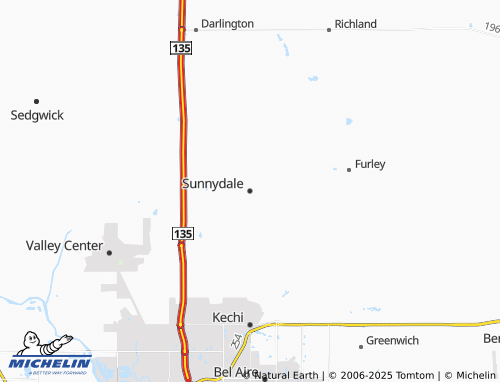 MICHELIN Sunnydale map - ViaMichelin