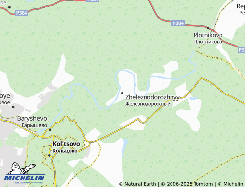 MICHELIN Zheleznodorozhnyy map - ViaMichelin