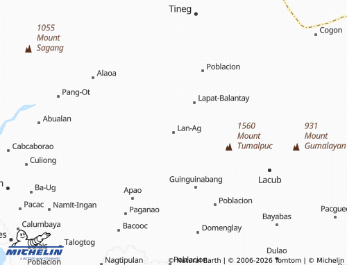 Mappa MICHELIN Lan-Ag - ViaMichelin