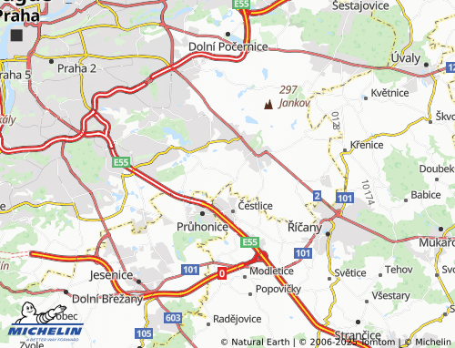 MICHELIN Pitkovice map - ViaMichelin