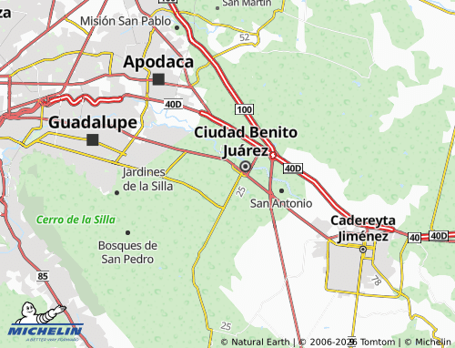Mappa MICHELIN Infonavit Valle del Oriente - ViaMichelin