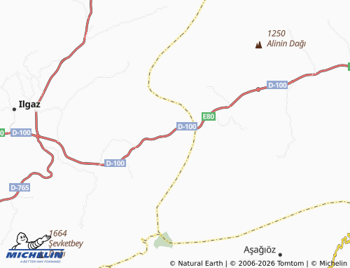 MICHELIN Çeltikbaşı map - ViaMichelin