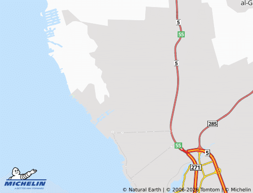 Carte MICHELIN al-Nour - ViaMichelin