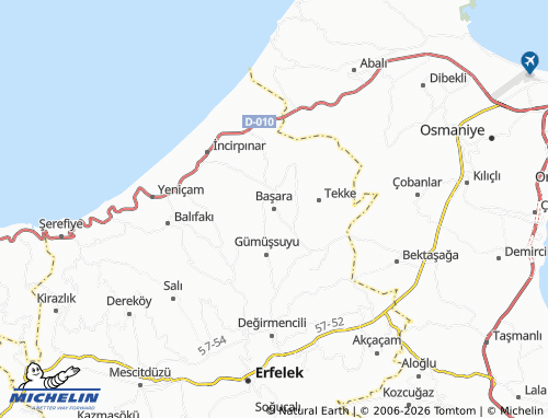 Mapa MICHELIN Başara - ViaMichelin