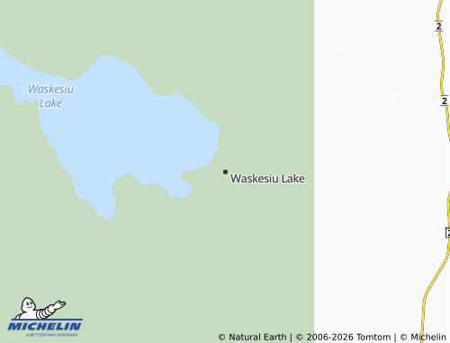 MICHELIN Waskesiu Lake map - ViaMichelin