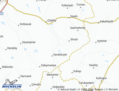 Mappa MICHELIN Yağmurca - ViaMichelin