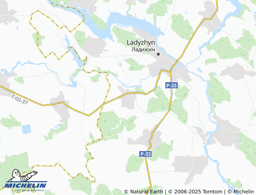 MICHELIN Lukashivka map - ViaMichelin