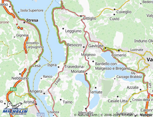 MICHELIN Brebbia map - ViaMichelin