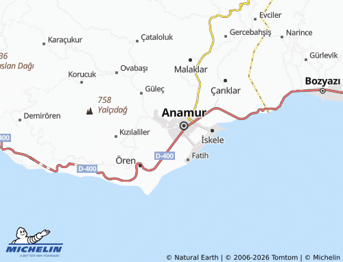 Mappa MICHELIN Sultan Alaaddin - ViaMichelin