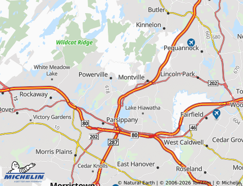 Mappa MICHELIN Boonton - ViaMichelin