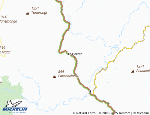 MICHELIN Te Haroto map - ViaMichelin
