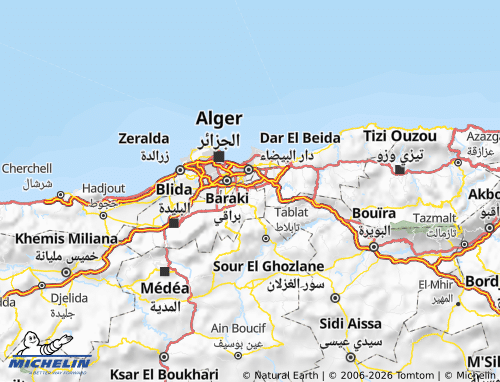 MICHELIN Miftah map - ViaMichelin
