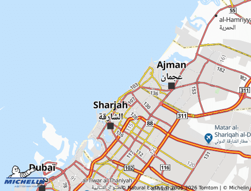 Carte MICHELIN al-Fashat - ViaMichelin