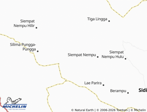 MICHELIN Siboras map - ViaMichelin