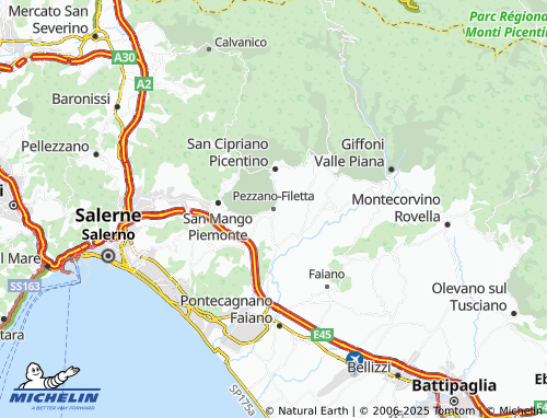 Mapa MICHELIN Pezzano-Filetta - ViaMichelin