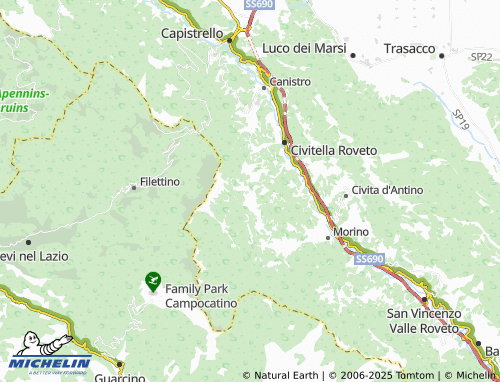 Kaart MICHELIN Meta - ViaMichelin