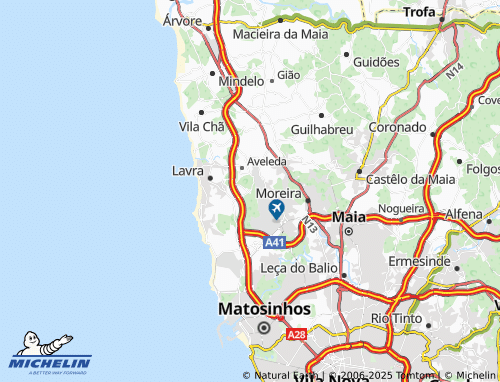 Kaart MICHELIN Paiço - ViaMichelin