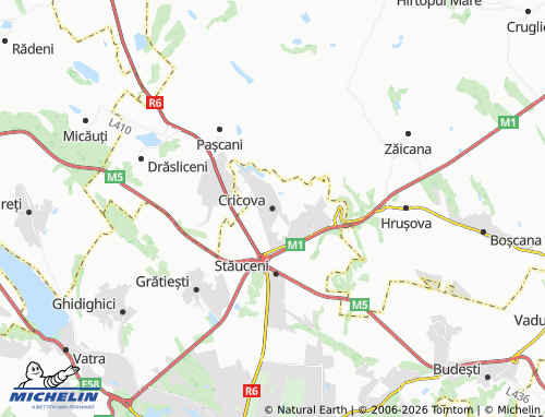 MICHELIN Cricova map - ViaMichelin