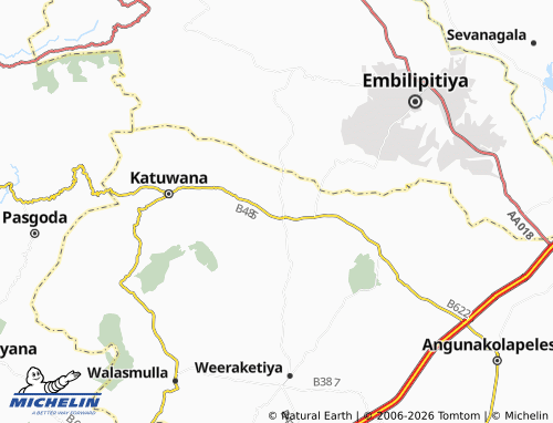 Mapa MICHELIN Middeniya West - ViaMichelin