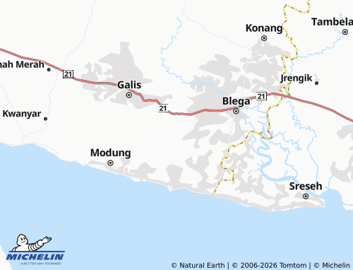 MICHELIN Gigir map - ViaMichelin