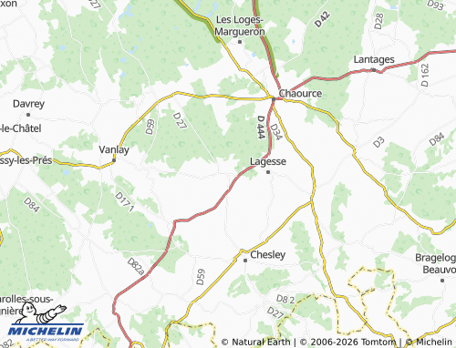 Mapa MICHELIN Cussangy - ViaMichelin
