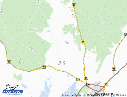 MICHELIN Pärni map - ViaMichelin