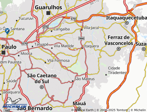 Carte MICHELIN Cidade Líder - ViaMichelin