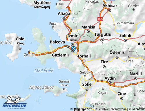 Mappa MICHELIN Menderes - ViaMichelin