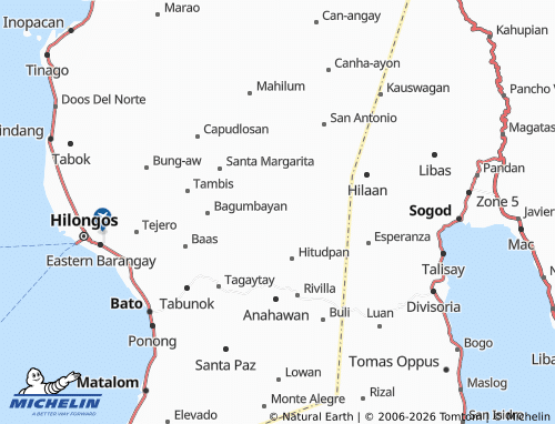 MICHELIN Hampangan map - ViaMichelin