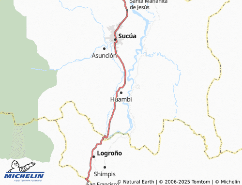 MICHELIN Huambi map - ViaMichelin